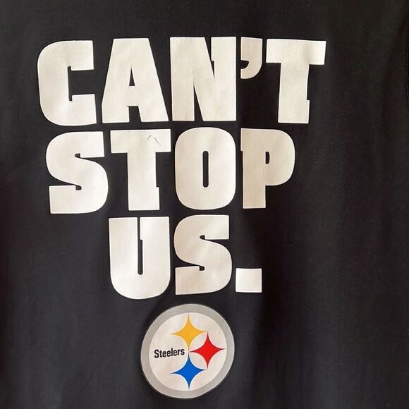 Pittsburgh Steelers youth boys size 10/12 polyester shirt. - Picture 2 of 5